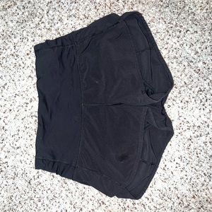Black lululemon shorts SIZE: 4